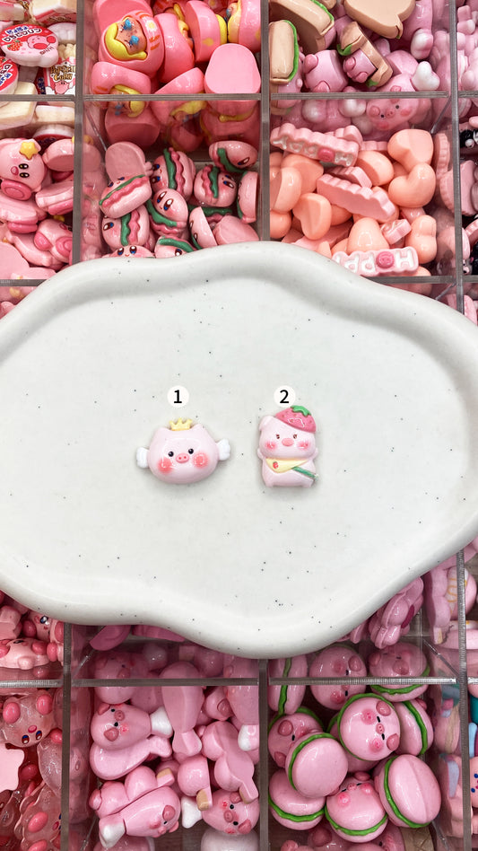 Pig charms
