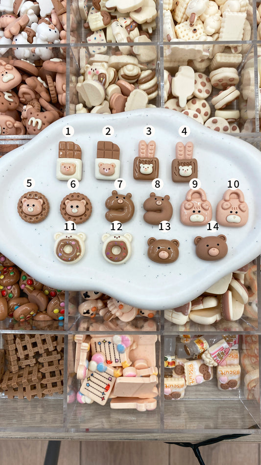 Teddy bear charms